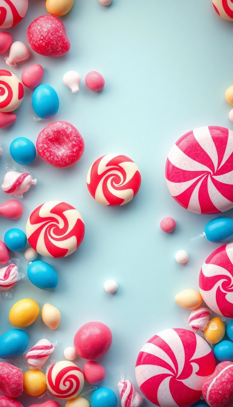 Best Splendid Mixed Candies Close Up Phone Sleek Wallpaper
